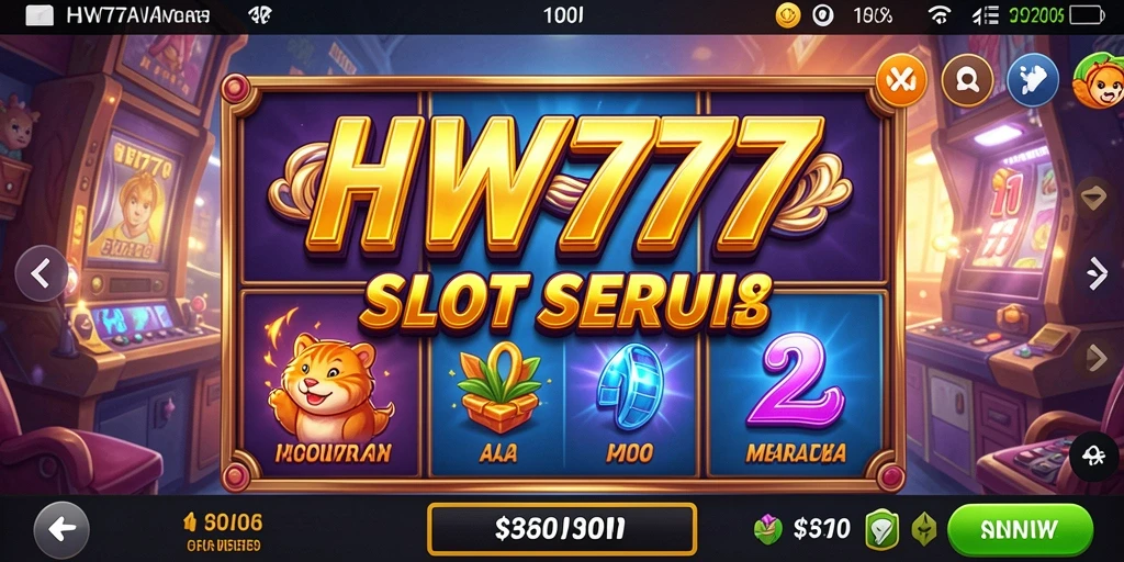 Tampilan gameplay HW777 yang penuh warna dan menarik.