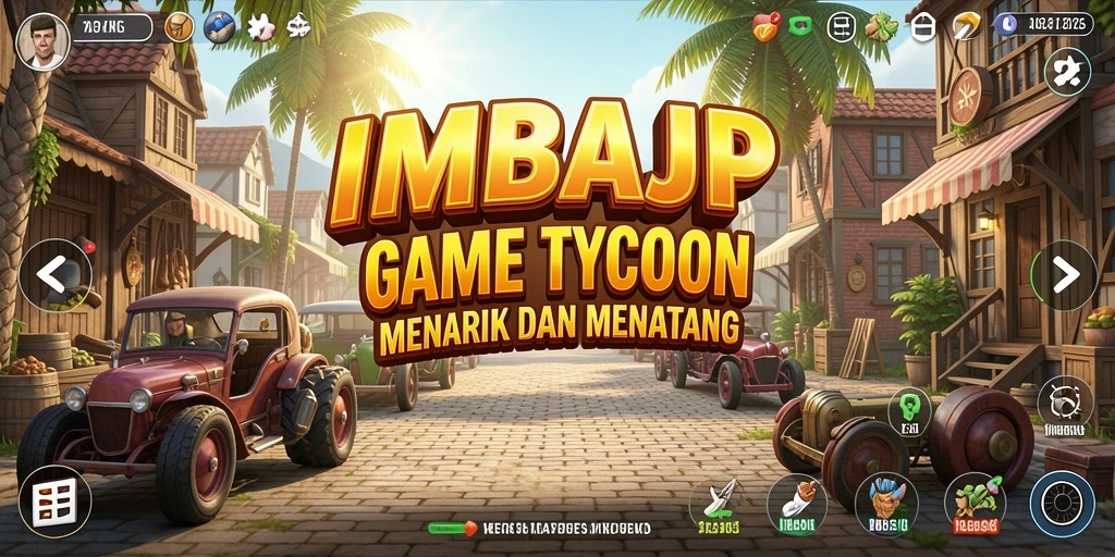 Tampilan gameplay seru dalam IMBAJP yang memperlihatkan strategi Tycoon.