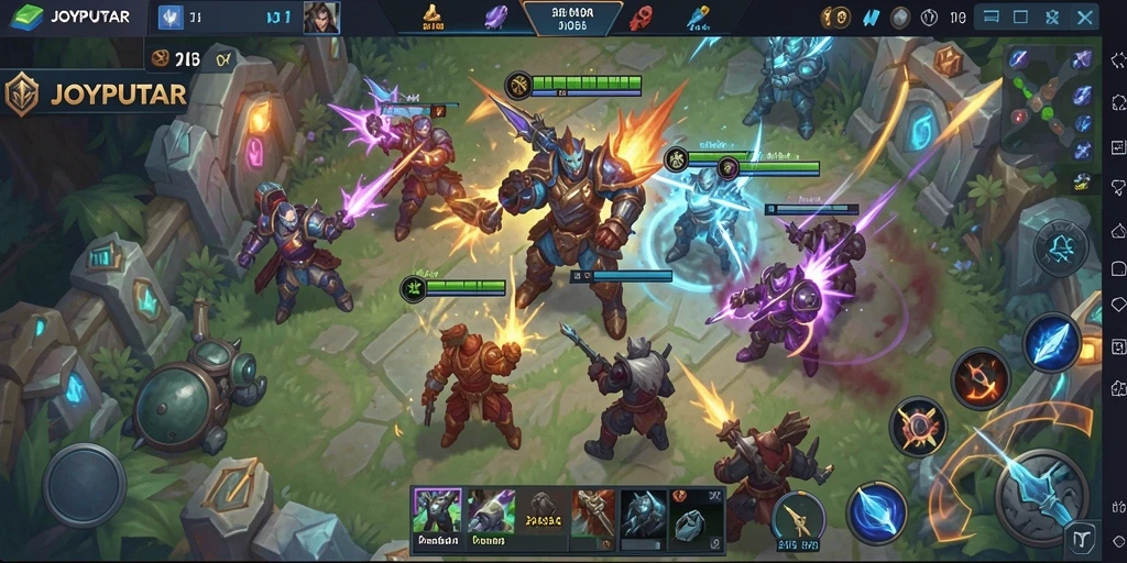 Screenshot gameplay JOYPUTAR yang seru dan mendebarkan.