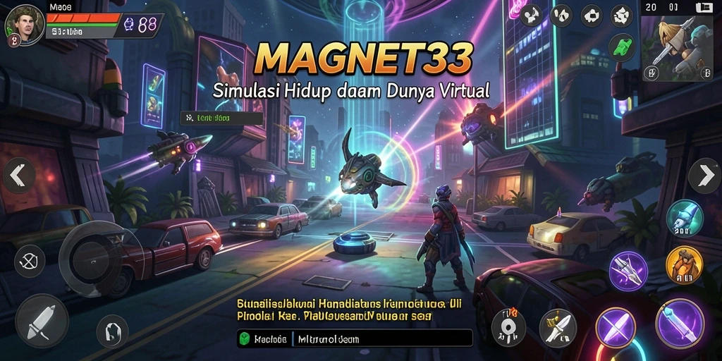 Gameplay menarik dalam MAGNET33 menunjukkan simulasi interaksi yang hidup.