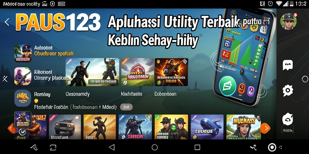Tampilan antarmuka PAUS123 yang user-friendly dan fungsional.