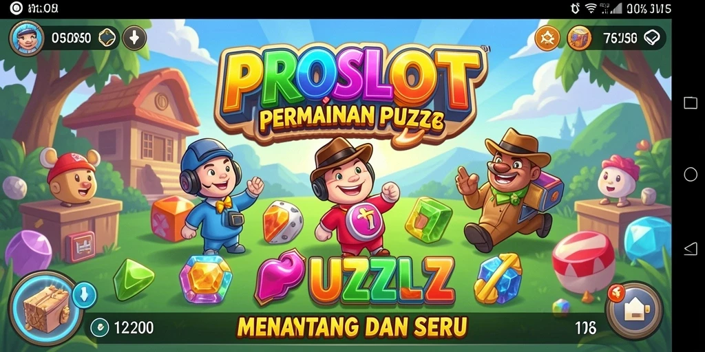 Tampilan gameplay dari PROSLOT yang menantang dan seru.