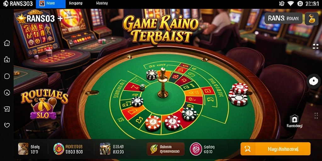 Tampilan gameplay seru di RANS303 dengan berbagai pilihan permainan kasino.