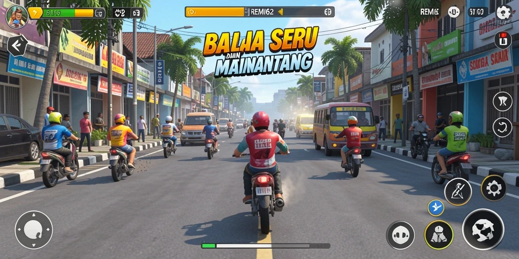 Tampilan gameplay kuat dan mendebarkan dari REMI62.
