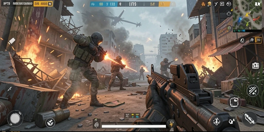 Gameplay intens RP79 dengan pertempuran yang mendebarkan.