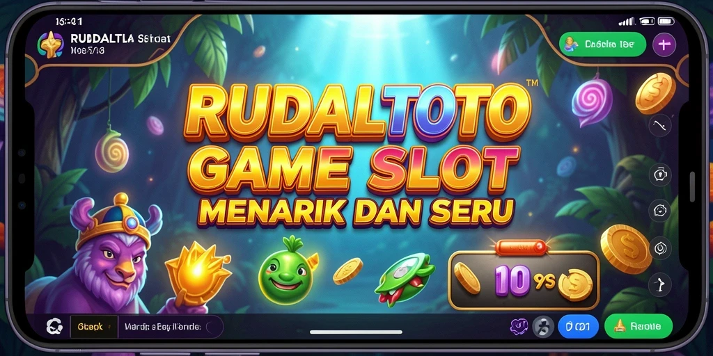 Screenshot gameplay RUDALTOTO yang menampilkan slot menarik dan efek visual memukau.