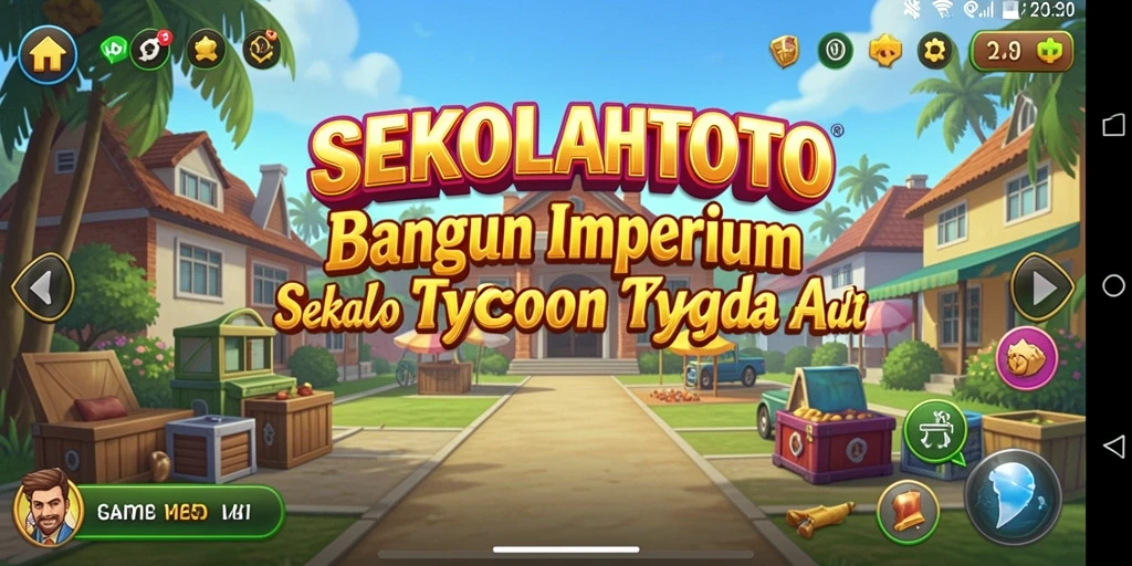 Tampilan gameplay SEKOLAHTOTO yang menarik dan interaktif.