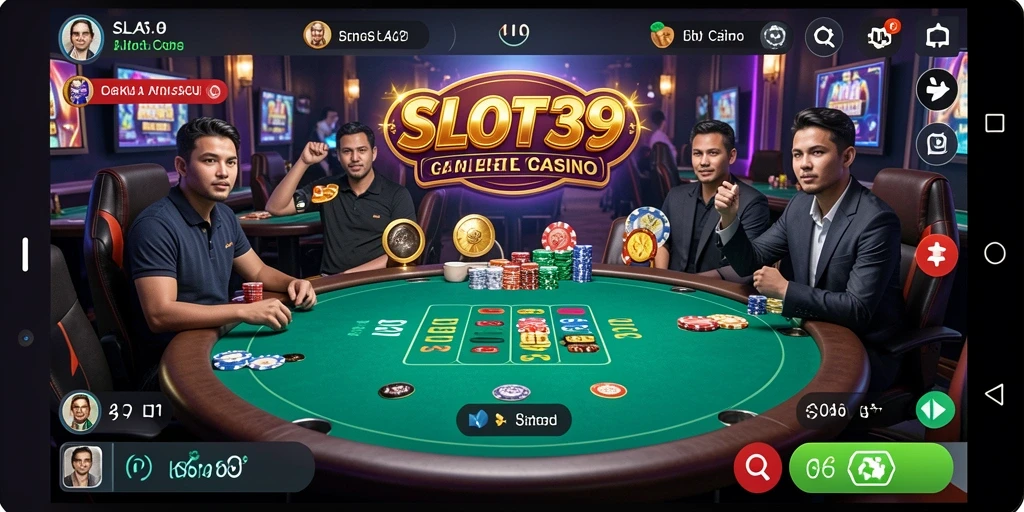 Tampilan gameplay Live Casino yang menarik dan interaktif.
