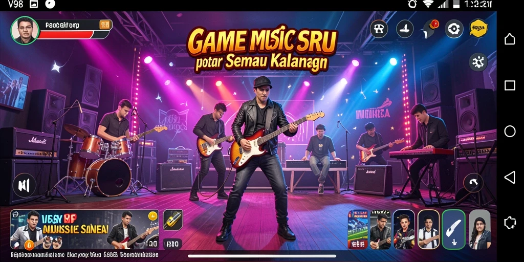 Screenshot dari gameplay V98 yang mendebarkan dan interaktif.